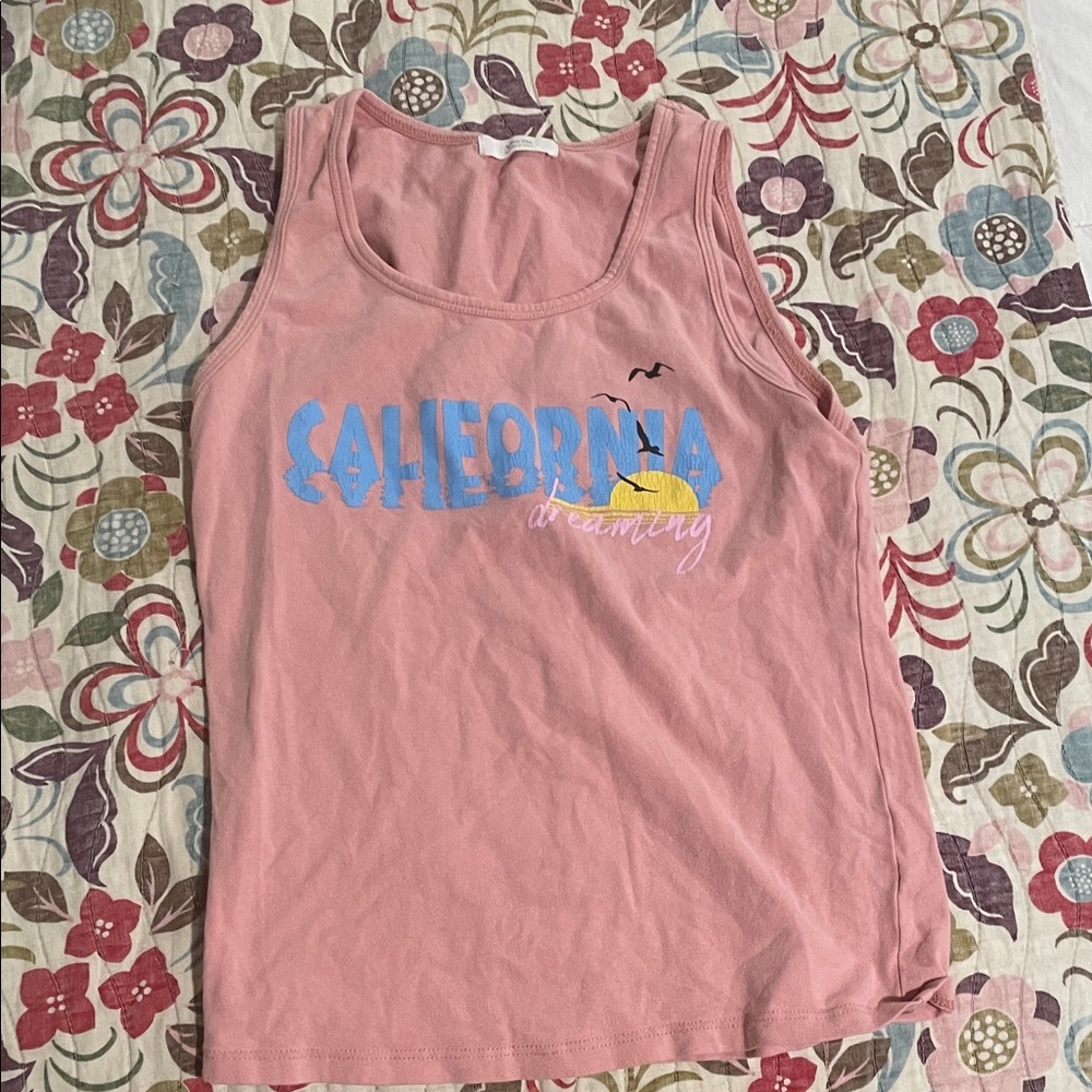 Active USA Blush Sleeveless Top